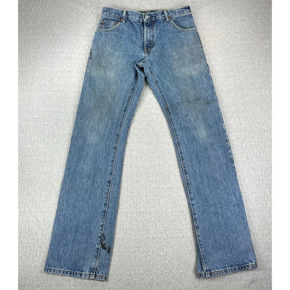 Levi's 517 Bootcut Jeans Mens 30x34 Blue Denim Classic Western Workwear Pants